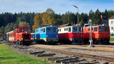 2022.10.09 V10, V5,  V12 und 2091.09, Lokparade in Alt Nagelberg